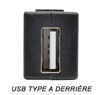 Connecteur USB 2.0 F/F Keystone Noir