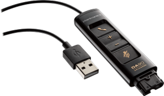 Image sur Câbles Plantronics Audio QD à USB, DA90, 201853-01, 85T19AA#AC3