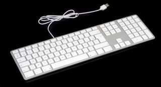 Image sur Clavier Matias MAC Aluminium Blanc